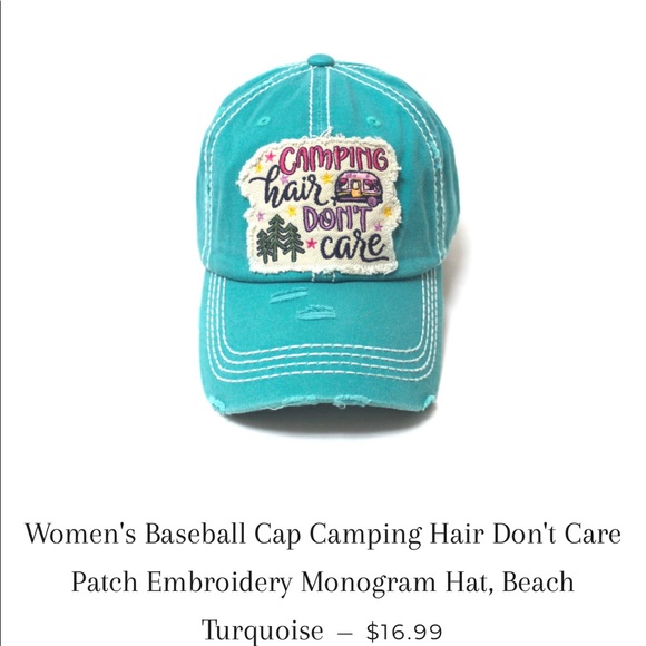 Happy camper baseball cap π§’ distressed - Picture 3 of 7